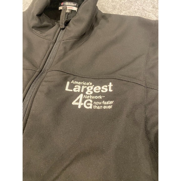 T-Mobile Employee Vest SZ XL Black Full Zip Pockets Sleeveless - Picture 2 of 8